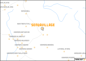 map of Senda Village