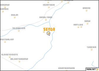 map of Senda