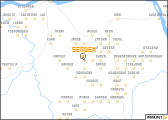 map of Sendem