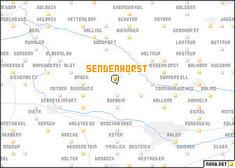 map of Sendenhorst