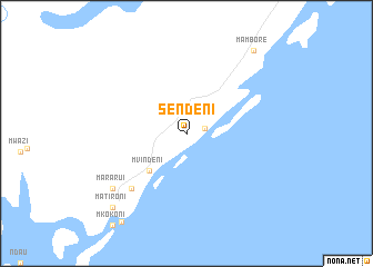 map of Sendeni