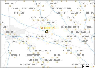 map of Sendets