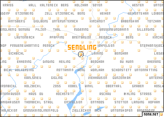 map of Sendling