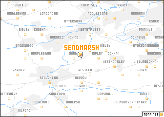 map of Sendmarsh