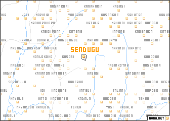 map of Sendugu