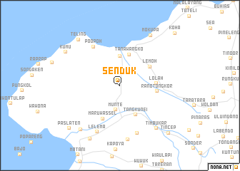 map of Senduk