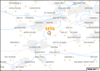 map of Send
