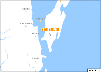 map of Senebuai