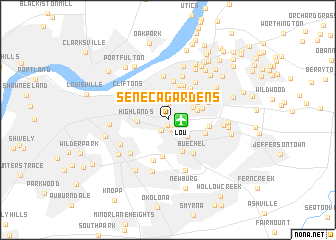 map of Seneca Gardens