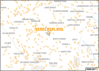map of Seneca Upland