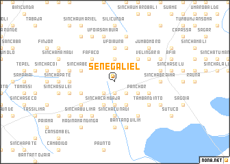 map of Senegaliel