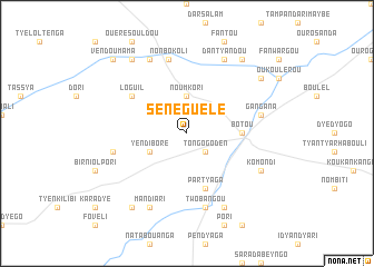 map of Sénéguélé