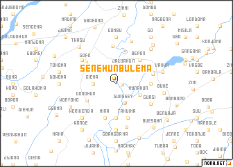 map of Senehun Bulema