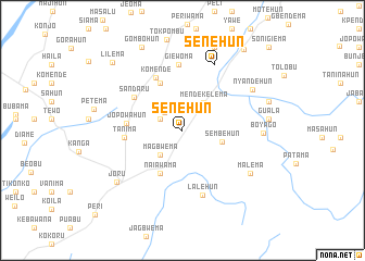 map of Senehun