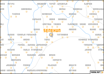 map of Senehun