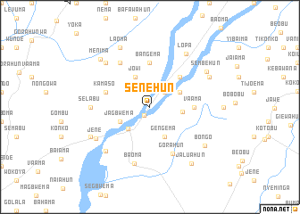 map of Senehun