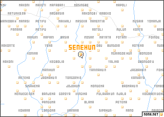 map of Senehun