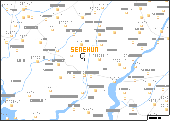 map of Senehun