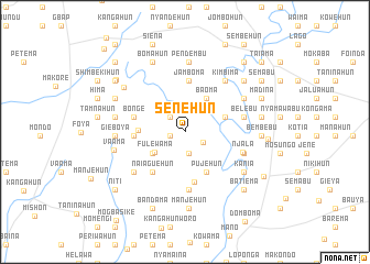 map of Senehun