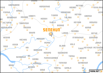 map of Senehun