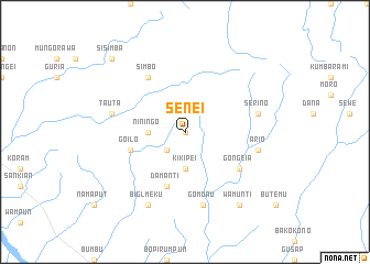 map of Senei