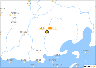 map of Senekaul