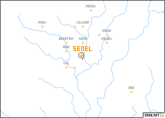 map of Senel