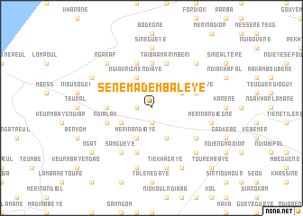map of Sène Madembaleye