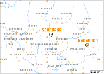 map of Senemaka