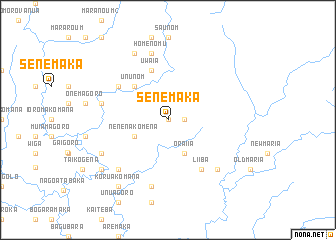 map of Senemaka