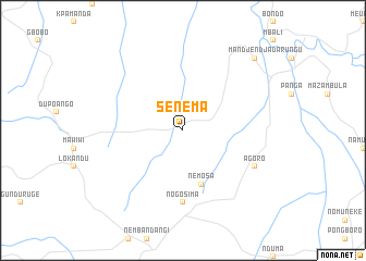 map of Senema