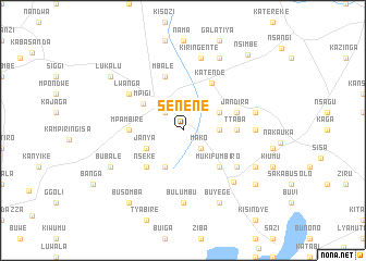 map of Senene