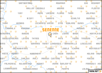 map of Senenne