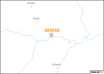 map of Seneso