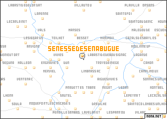 map of Sénesse-de-Senabugue