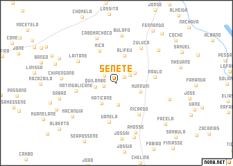 map of Senete
