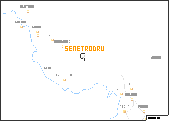 map of Senetrodru