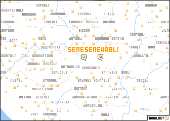 map of Senewabli