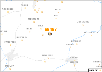 map of Seney