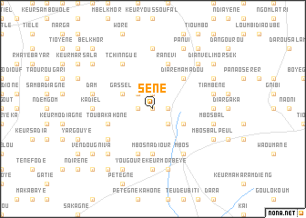 map of Sène