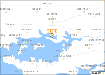 map of Séné