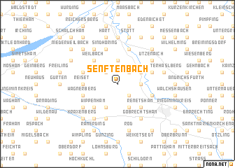 map of Senftenbach