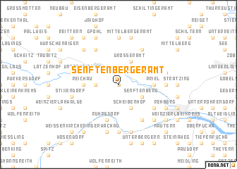 map of Senftenbergeramt