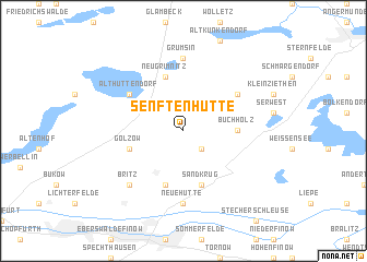 map of Senftenhütte