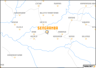 map of Senga-Amba