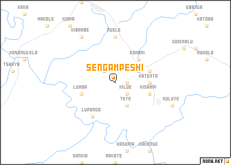 map of Senga-Mpeshi