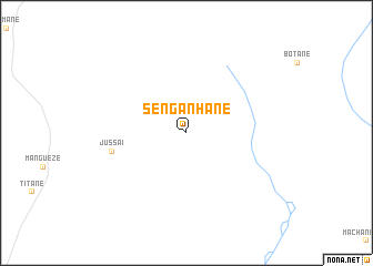 map of Senganhane