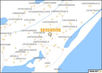 map of Senganine