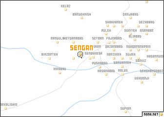 map of Sengān