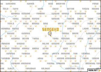 map of Sengeko